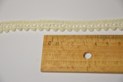 Mini Pompomborte 10mm Creme